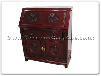 Rosewood Furniture Range  - ff7011l - Writing desk with 2 drawers and 2 doors longlife design