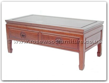Rosewood Furniture Range  - ff7037l - Coffee table with 2 drawers longlife design