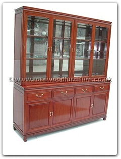 Rosewood Furniture Range  - ff7047mp - Buffet plain design with top spot light and mirror back