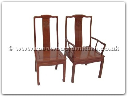 Rosewood Furniture Range  - ff7055lcarmchair - Dining arm chair longlife design excluding cushion