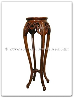 Rosewood Furniture Range  - ff7205rf - Flower stand flower design Round