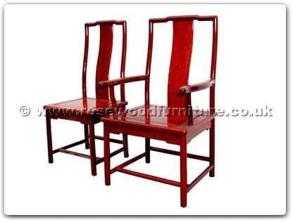 Rosewood Furniture Range  - ff7303carmchair - Ming Style Dining Arm Chair