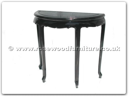 Rosewood Furniture Range  - ff7319q - Queen ann legs half moon table