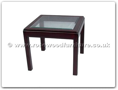 Rosewood Furniture Range  - ff7331g - Bevel glass top end table