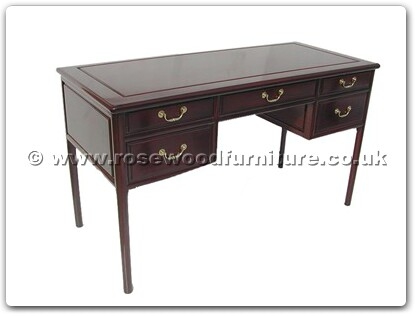 Rosewood Furniture Range  - ff7343 - Ming style desk with 5 drawers