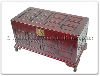 Rosewood Furniture Range  - ff7360 - Chest multi-sq style with camphorwood lined
