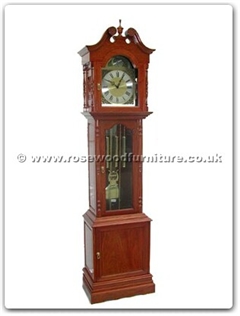 Rosewood Furniture Range  - ff7362p - Grandfather clock plain design with german movement