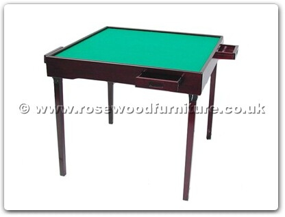 Rosewood Furniture Range  - ff7465 - Redwood folding legs mahjong table
