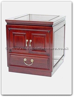 Rosewood Furniture Range  - ff7467p - Small Cabinet plain design
