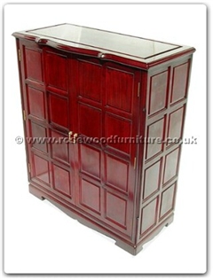 Rosewood Furniture Range  - ff7468m - Shoes cabinet multi-sq style