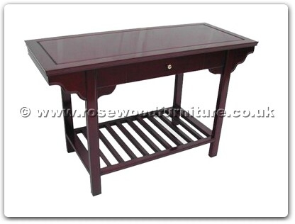 Rosewood Furniture Range  - ffa48hall - Hall Table With Drawer and Shelf