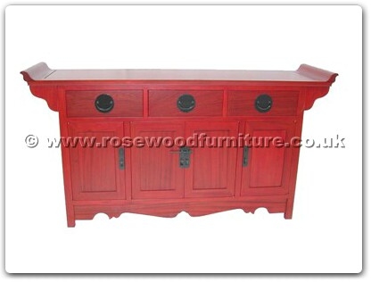 Rosewood Furniture Range  - ffan64alt - Antique Altar Table With 3 Drawers and 4 Doors