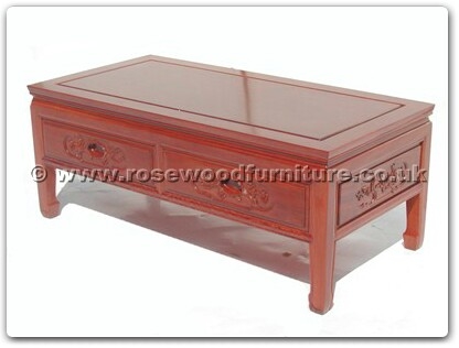 Rosewood Furniture Range  - ffbcoffee - Coffee table with 2 drawers f and b design