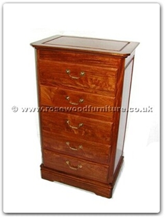 Rosewood Furniture Range  - fff5chest - Chest of 5 drawers french design