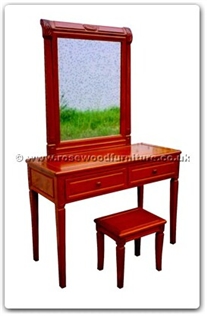 Rosewood Furniture Range  - ffhfb042 - Rosewood Dressing Table with Italian design 2 pcs.ith set