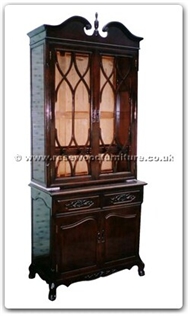 Rosewood Furniture Range  - ffhfc059 - Rosewood Cabinet with French style