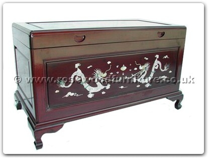 Rosewood Furniture  -ffmopchest - Chest M.O.P. With Camphorwood Lined