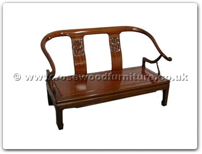 Rosewood Furniture  -ffob2sofa - Ox bow 2 seater sofa dragon design