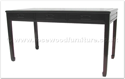 Rosewood Furniture Range  - ffp3ddesk - Desk with 3 drawers plain design