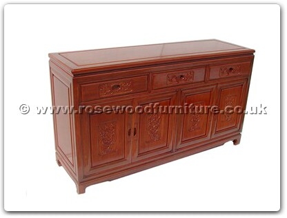Rosewood Furniture Range  - ffr60bbuf - Buffet with 3 drawers and 4 doors f and b design