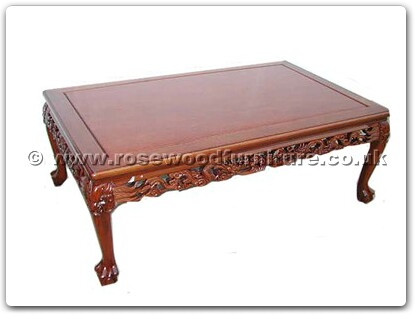 Rosewood Furniture Range  - ffrdtcof - Coffee table dragon design tiger legs