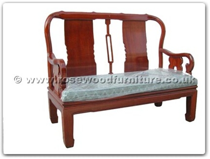 Rosewood Furniture Range  - ffrp2sofa - Two seater sofa with fixed cushion
