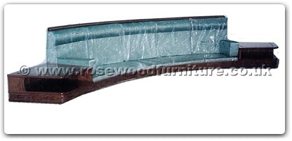 Rosewood Furniture Range  - ORffexample - Wall hanging curved back sofa