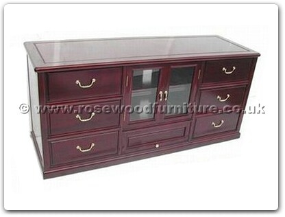 Rosewood Furniture Range  - fftvhifi60 - T.v. and stereo cabinet plain design