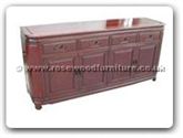 Chinese Furniture - ff120r40rbuf -  Round corner buffet plain design - 72" x 19" x 34"