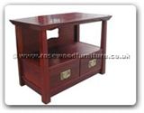 Chinese Furniture - ff123r1stv -  Shinto style t.v. cabinet with 2 drawers - 36" x 20" x 26"