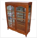 Chinese Furniture - ff147r10qgcab -  Queen ann legs display cabinet - 40" x 16" x 53"