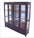 Chinese Furniture - ff156r24cab -  Glass cabinet plain design - 4 drawers and 4 doors - 60" x 14" x 60"