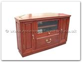 Chinese Furniture - ff28e5tv -  T.v. cabinet plain design with angle back - 36" x 15" x 21.5"