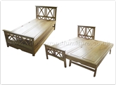 Chinese Furniture - ff32f15bed -  Ashwood trundle bed - " x " x "