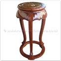 Chinese Furniture - ff42e10fs -  Round flower stand mother of pearl inlaid - 14" x 14" x 30"