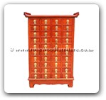 Chinese Furniture - ff43f7kc40d -  Korean chest w/40 drawers - 21.5" x 10" x 34"