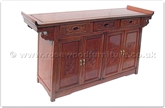 Chinese Furniture - ff60abbuf -  Altar style buffet f and b design - 60" x 19" x 34"