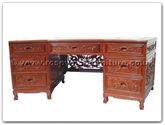 Chinese Furniture - ff7000 -  executive office desk dragon design and phoenix design - tiger legs - 84" x 33" x 31"