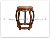Chinese Furniture - ff7015n -  Drum stool - 13" x 13" x 18"