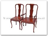 Chinese Furniture - ff7055farmchair -  Dining arm chair french design excluding cushion - 22" x 19" x 40"