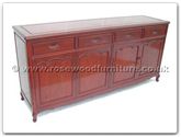 Chinese Furniture - ff7109fs -  Buffet french design with shell handle on drawers - 72" x 19" x 34"