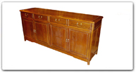 Chinese Furniture - ff7109mcw -  Chicken wing wood ming style buffet - 72" x 19" x 32"