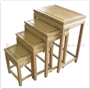 Chinese Furniture - ff7207a -  Ashwood nest table plain design - 20" x 14" x 26"