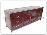 Chinese Furniture - ff7222p -  Sideboard with 6 drawers with 2 doors plain design - 72" x 19" x 28"