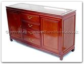 Chinese Furniture - ff7313pb -  Buffet with 4 drawers and 2 doors plain design - 60" x 19" x 34"