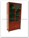Chinese Furniture - ff7349l -  Bookcase with 4 doors longlife design - 36" x 14" x 78"