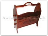 Chinese Furniture - ff7366b -  Magazine rack f and b design - 18" x 7.5" x 20"
