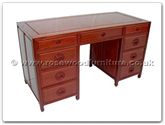 Chinese Furniture - ff7443l -  Desk with 9 drawers longlife design - 54" x 24" x 31"
