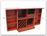 Rosewood Furniture - ff7448po -  Sq bar plain design (open) - 36" x 18" x 42"