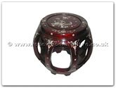 Chinese Furniture - ff7472 -  Small stool with m.o.p - 12" x 12" x 13"